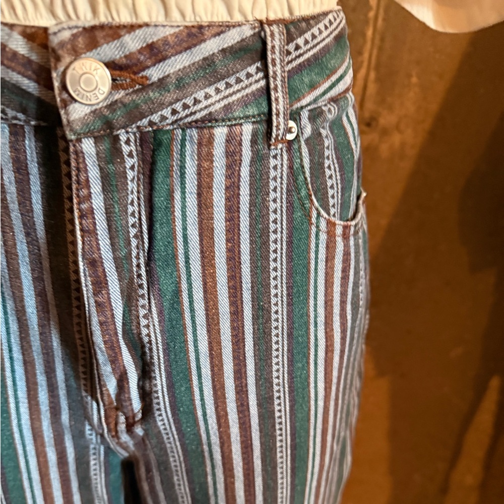 Simons Multicolor Striped Jeans - Picture 4 of 6